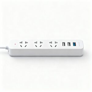 スマート電源タップ（EU）｜個別制御4口＋USB（2×Type‑C＋1×USB‑A）｜過電流・過電圧保護