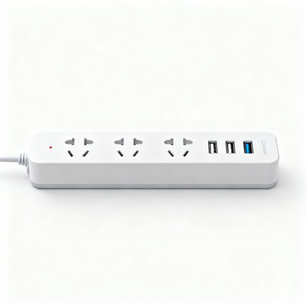 スマート電源タップ（EU）｜個別制御4口＋USB（2×Type‑C＋1×USB‑A）｜過電流・過電圧保護